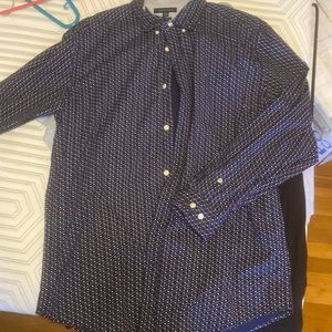 Tommy Hilfiger Long Sleeve Button Down Dress Shirt